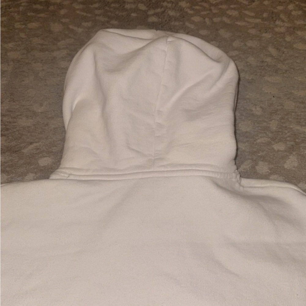 Sandro White Small Logo‎ Hoodie Hooded Sweatshirt One Size - Picture 5 of 12